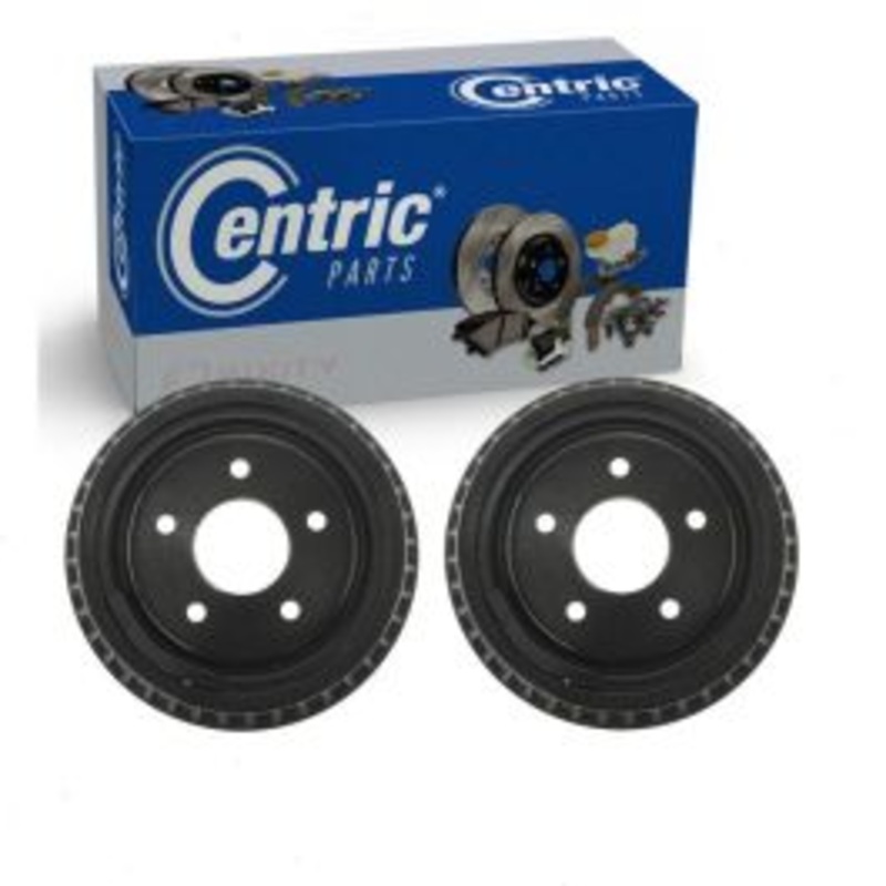 2 pc Centric Premium Rear Brake Drums for 1992-1994 Chevrolet S10 Blazer