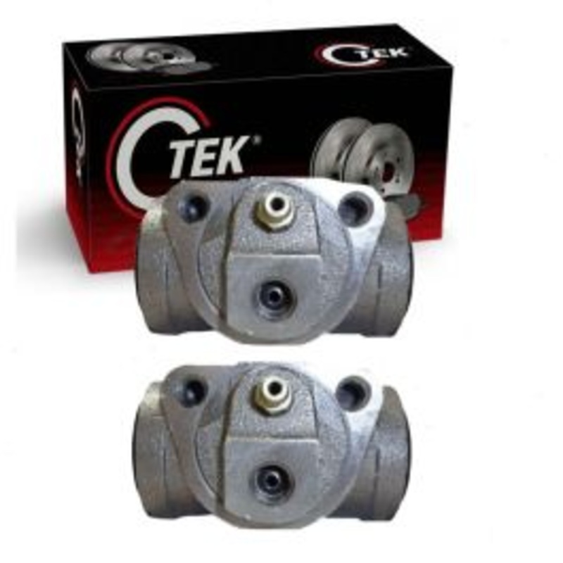 2 pc Centric CTEK Rear Drum Brake Wheel Cylinders for 1987-1991 GMC V3500