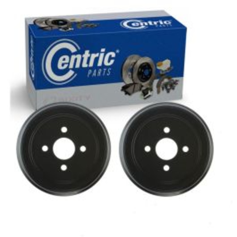 2 pc Centric Premium Rear Brake Drums for 2007-2008 Pontiac G5