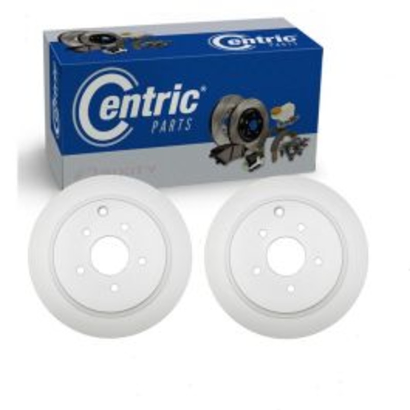 2 pc Centric GCX Rear Disc Brake Rotors for 2003-2012 INFINITI FX35