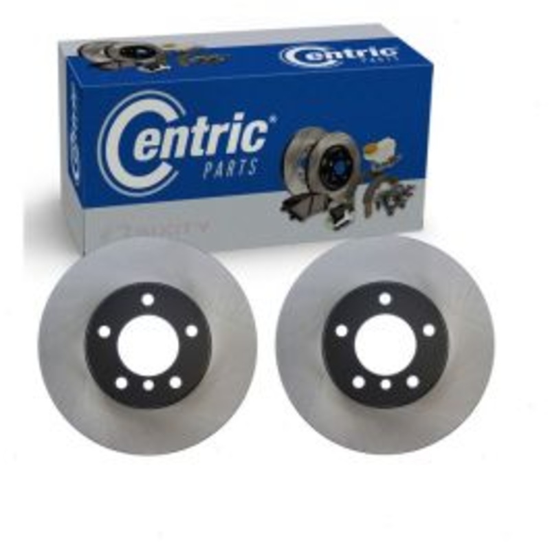 2 pc Centric Premium Front Disc Brake Rotors for 2013-2018 BMW 320i xDrive