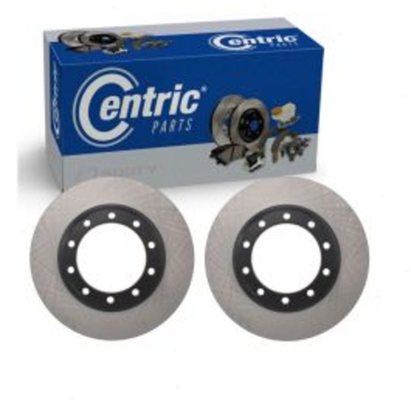 2 pc Centric Premium Rear Disc Brake Rotors for 1998-2005 Freightliner FL50