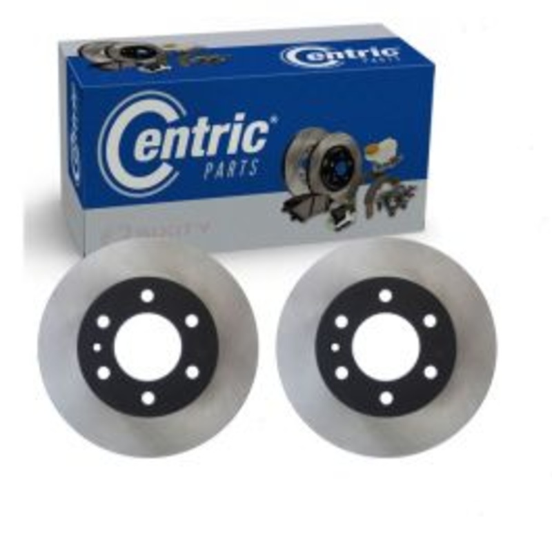 2 pc Centric Premium Front Disc Brake Rotors for 2019-2023 Mercedes-Benz Sprinter 1500