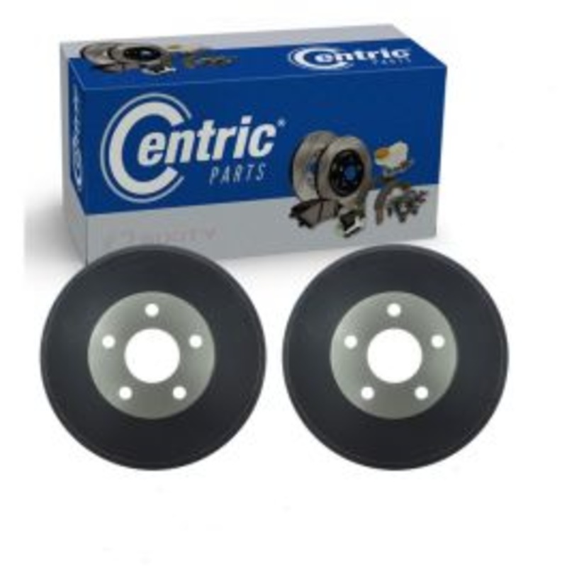 2 pc Centric Premium Rear Brake Drums for 1997-2003 Subaru Impreza