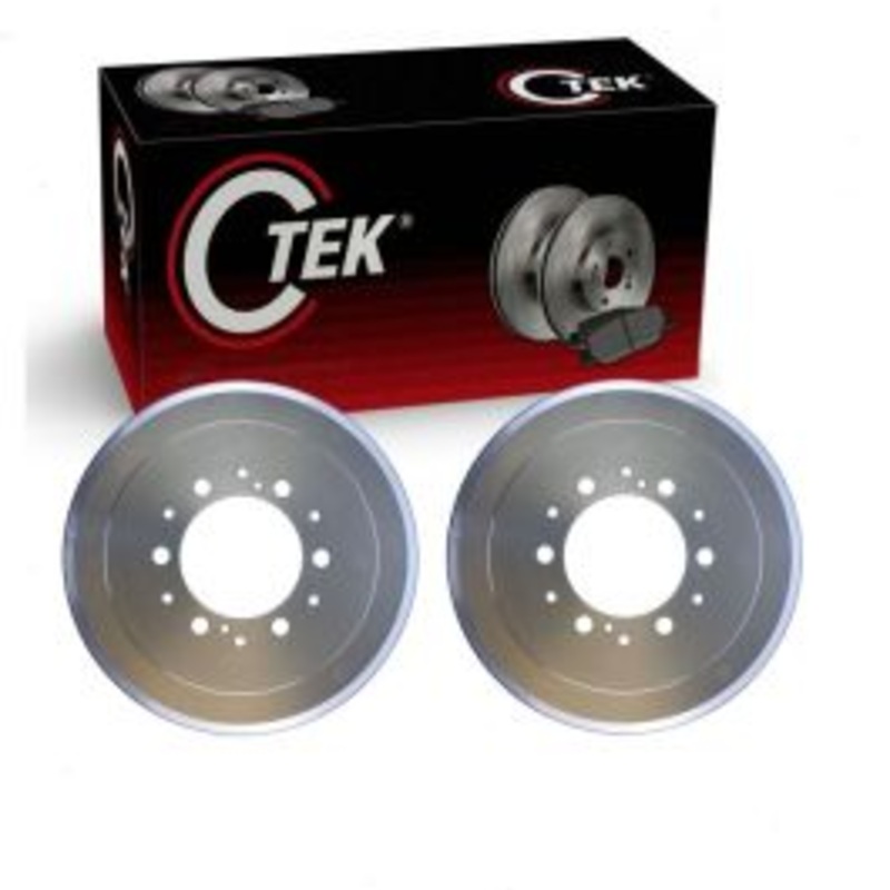 2 pc Centric CTEK Rear Brake Drums for 1995-2004 Toyota Tacoma