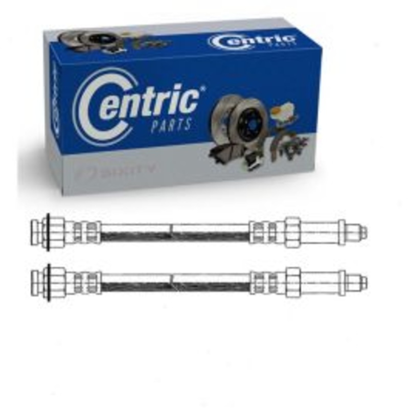 2 pc Centric Premium Rear Brake Hydraulic Hoses for 1960-1964 Chevrolet Corvair