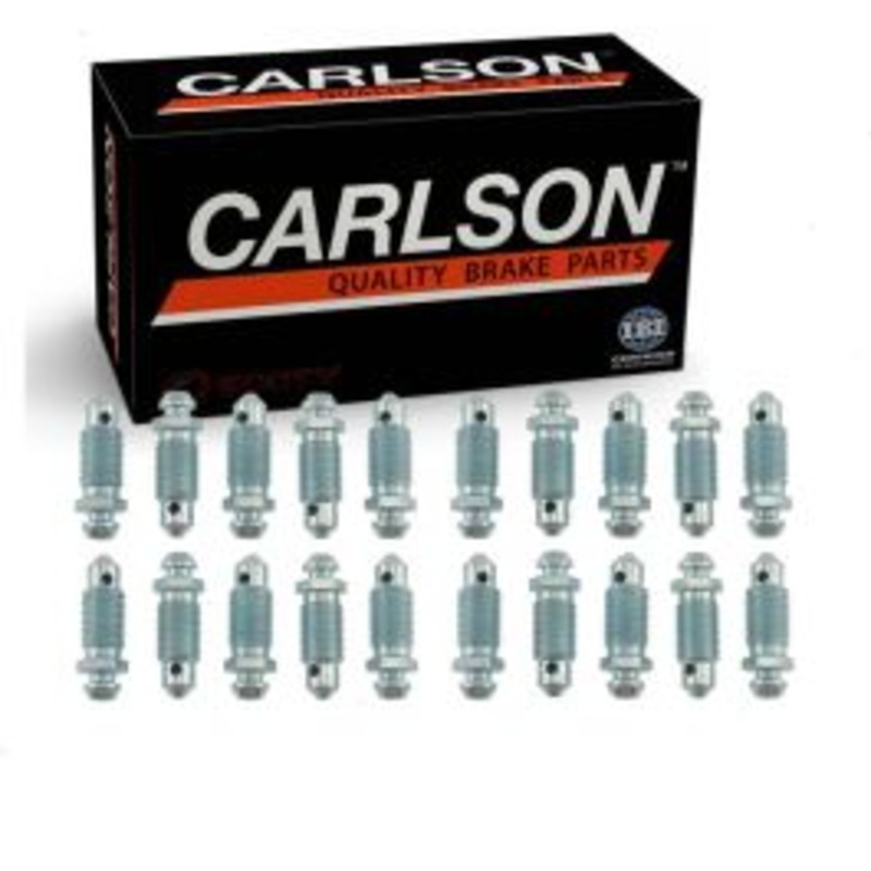 2 pc Carlson Rear Brake Bleeder Screws for 2013-2021 Ford F-450 Super Duty