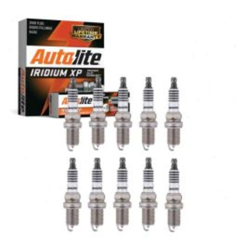 10 pc Autolite Iridium XP Spark Plug for 2009-2017 Audi R8 5.2L V10