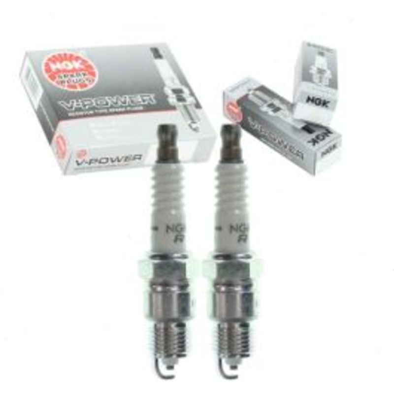 2 pc NGK V-Power 6945 UR45 Spark Plugs