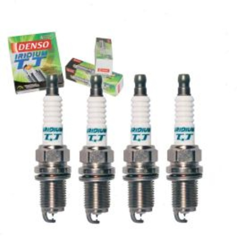 4 pc DENSO Iridium TT Spark Plugs for 1993-1998 Saturn SC2 1.9L L4