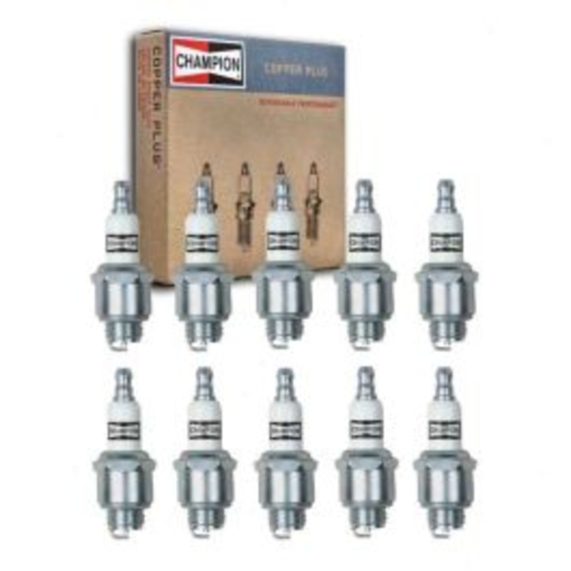 10 pc Champion Copper Plus 868 RJ19LM Spark Plugs