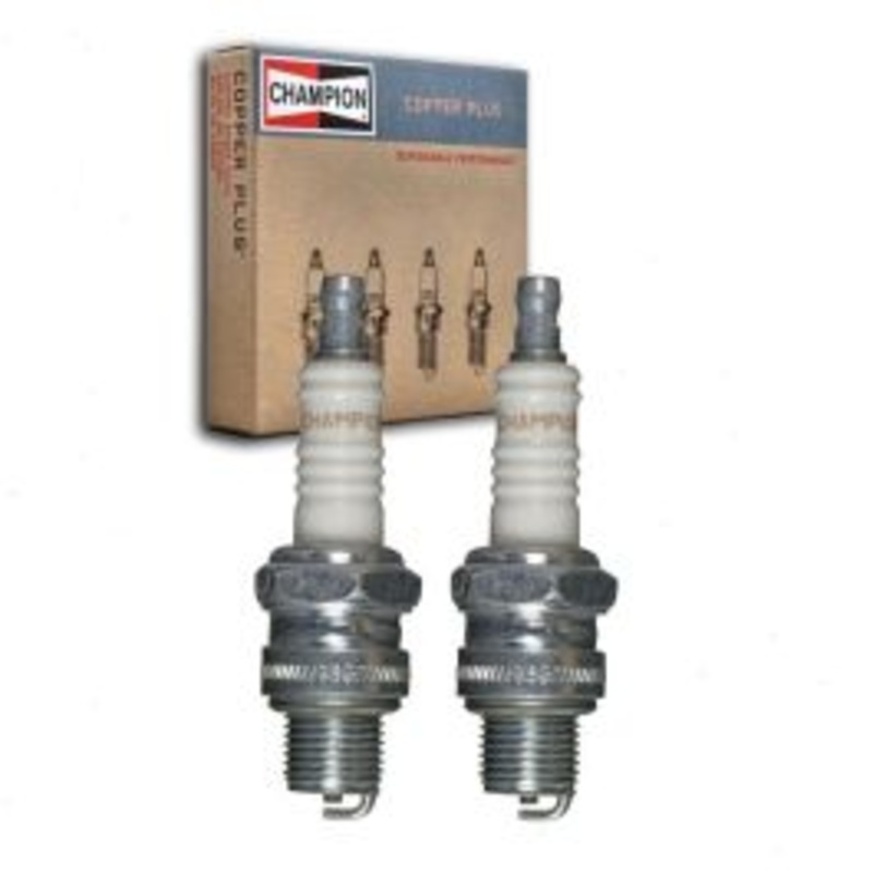 2 pc Champion Copper Plus Spark Plugs for 1960 Berkeley QB95 0.7L L2