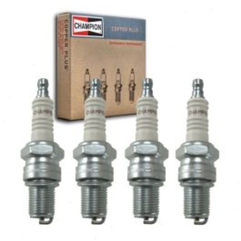 4 pc Champion Copper Plus Spark Plugs for 1956-1962 Fairthorpe Electron 0.9L 1.1L L4