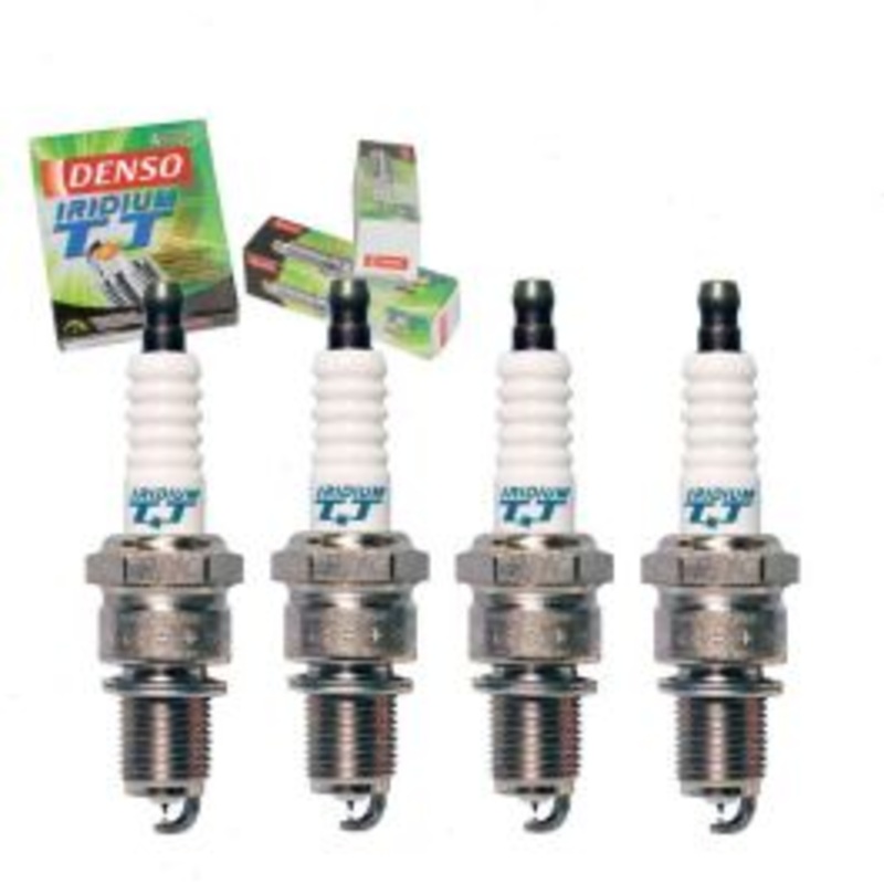 4 pc DENSO Iridium TT Spark Plugs for 1992-1993 Isuzu Stylus 1.6L L4