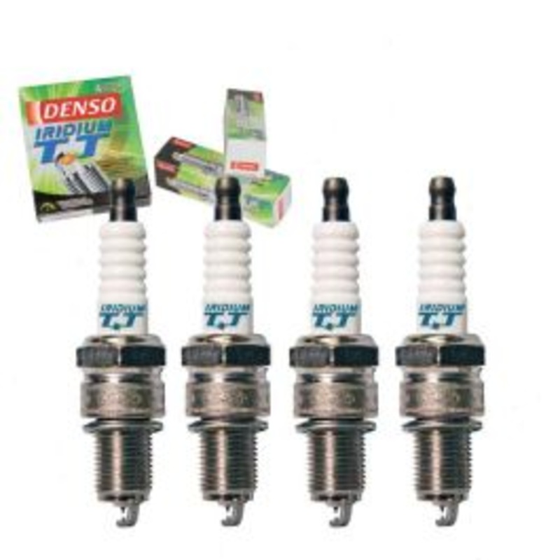 4 pc DENSO Iridium TT Spark Plugs for 1988-1993 Dodge Dynasty 2.5L L4