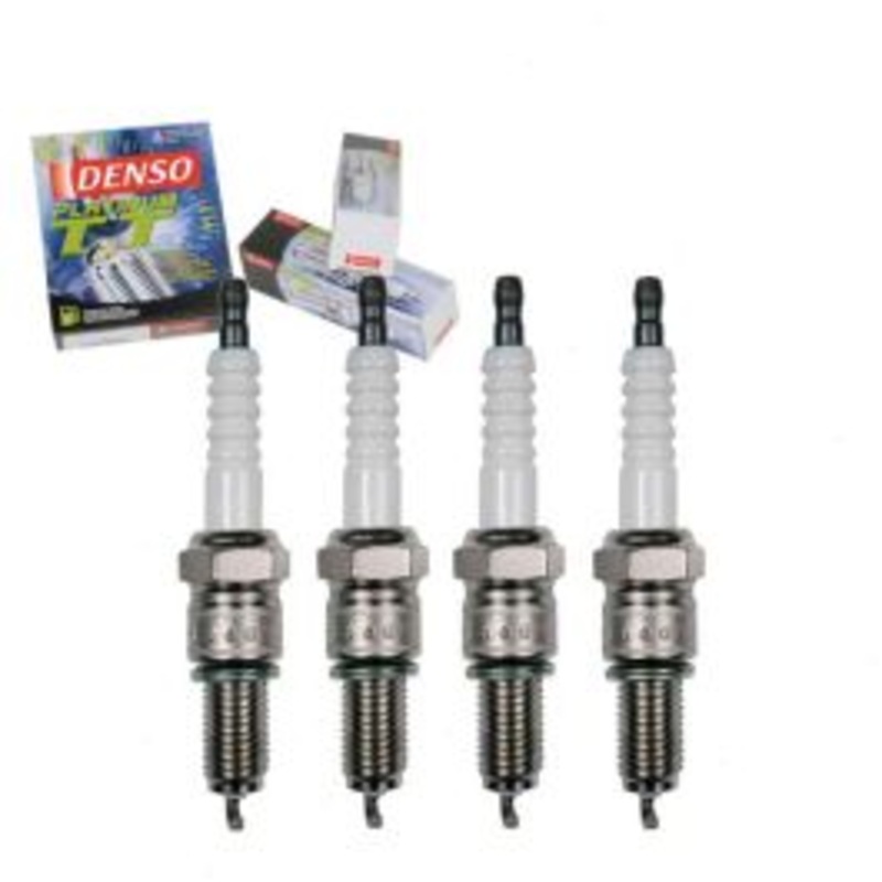 4 pc DENSO Platinum TT Spark Plugs for 1975-1984 Volkswagen Rabbit 1.5L 1.6L 1.7L 1.8L L4