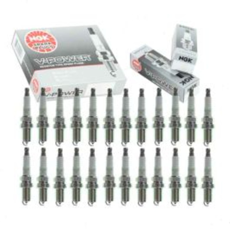 24 pc NGK V-Power Spark Plugs for 2011 Mercedes-Benz SL600 5.5L V12