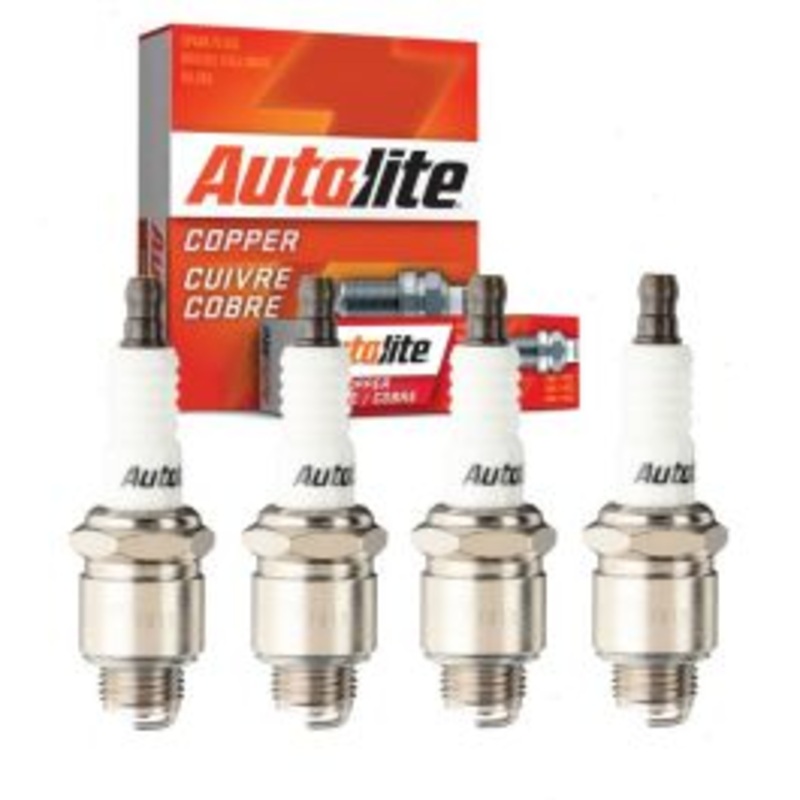 4 pc Autolite Copper Core Spark Plugs for 1963-1966 Jeep F-134 2.2L L4