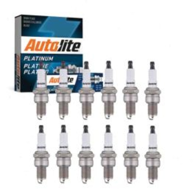 12 pc Autolite Platinum Spark Plug for 1970-1976 Lamborghini Jarama 3.9L