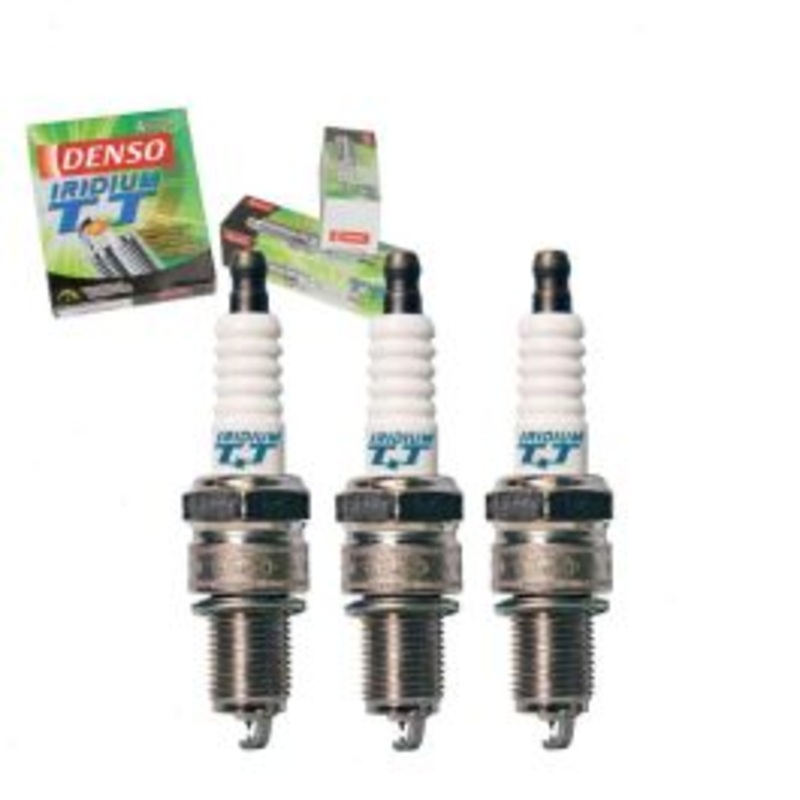 3 pc DENSO Iridium TT Spark Plugs for 1985-1991 Chevrolet Sprint 1.0L L3