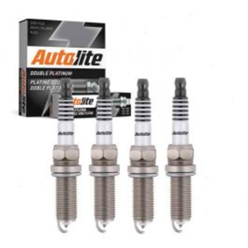 4 pc Autolite Double Platinum Spark Plug for 2014-2017 Kia Forte Koup 2.0L
