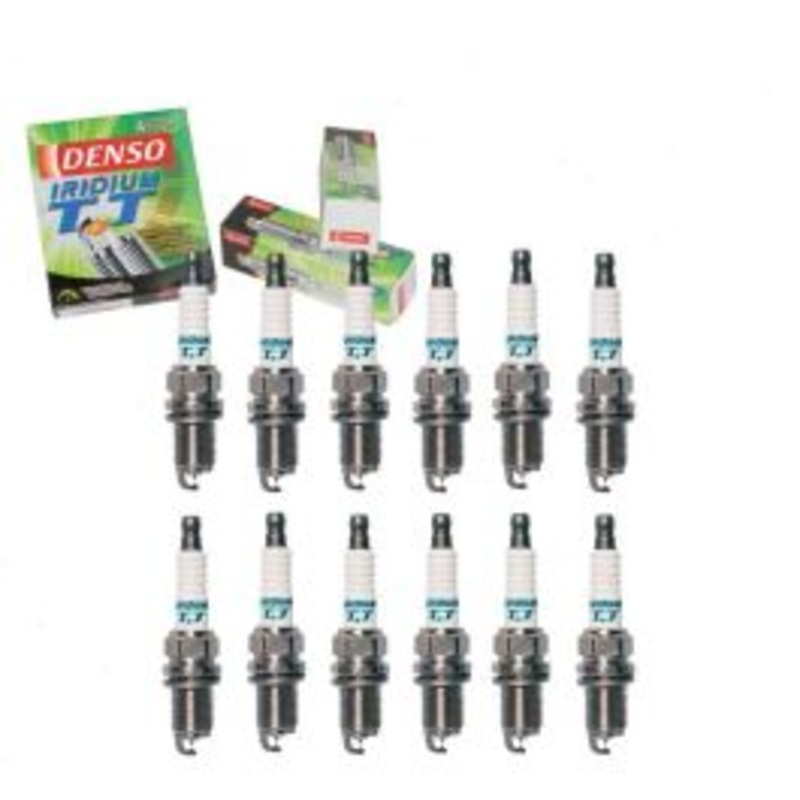 12 pc DENSO Iridium TT Spark Plugs for 1998-2000 Mercedes-Benz C280 2.8L V6