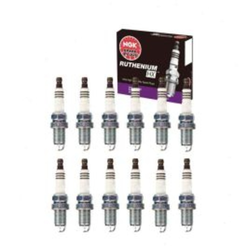 12 pc NGK Ruthenium HX Spark Plugs for 2004-2006 BMW 760i 6.0L V12