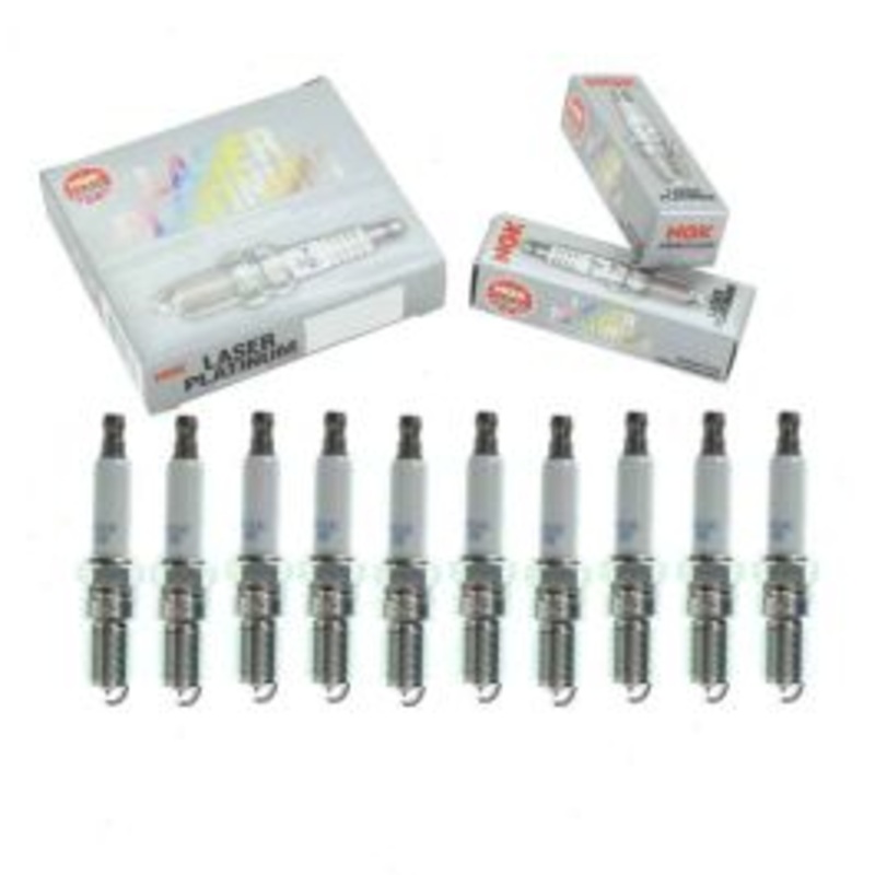 10 pc NGK Laser Platinum Spark Plugs for 1997-1998 Ford E-350 Econoline 6.8L V10