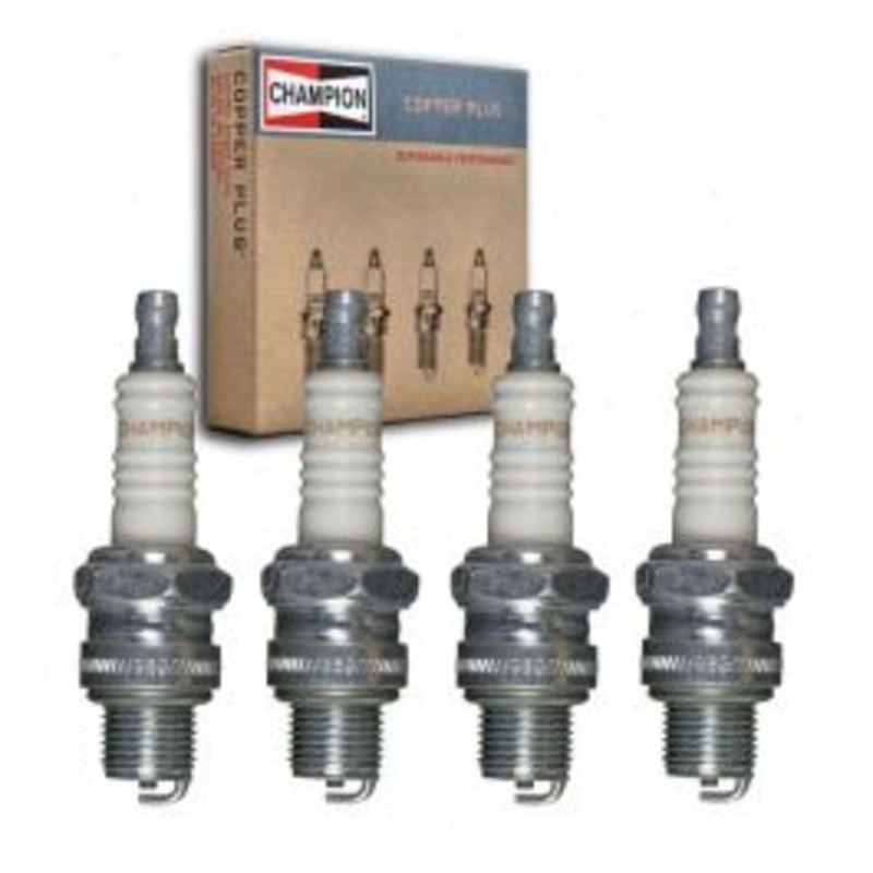 4 pc Champion Copper Plus Spark Plugs for 1953-1956 Triumph TR2 2.0L L4
