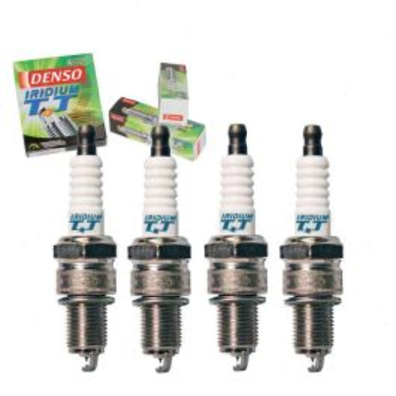 4 pc DENSO Iridium TT Spark Plugs for 1990-1991 Yugo GV 1.3L L4