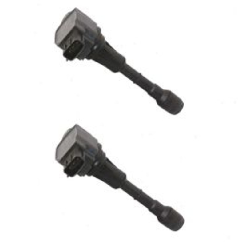 2 pc Hitachi Front Ignition Coils for 2019 Infiniti Q70 5.6L V8