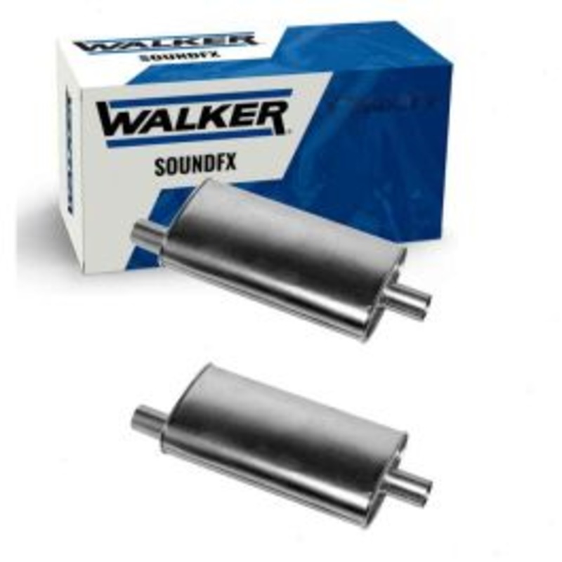 2 pc Walker SoundFX Exhaust Mufflers for 1974-1976 Chevrolet Caprice 7.4L V8