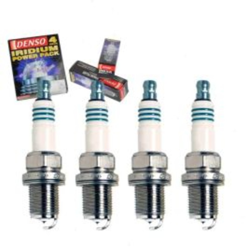 4 pc DENSO Iridium Power Spark Plugs for 1989-1990 Mazda MPV 2.6L L4