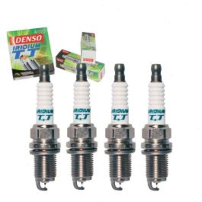 4 pc DENSO Iridium TT Spark Plugs for 1991-1996 Ford Escort 1.8L L4