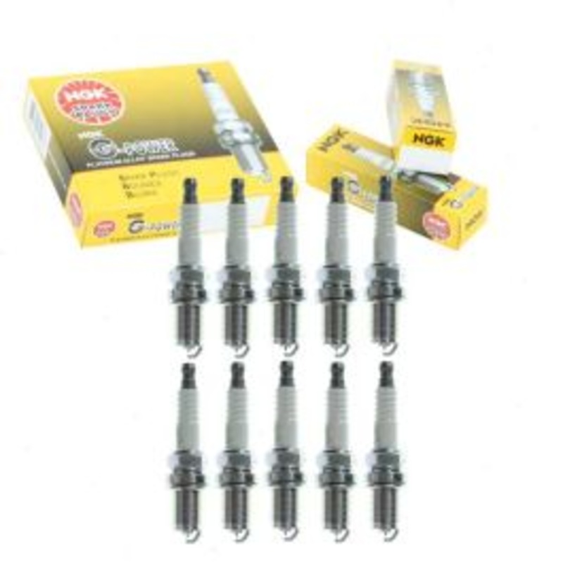 10 pc NGK G-Power Spark Plugs for 2004-2005 Porsche Carrera GT 5.7L V10