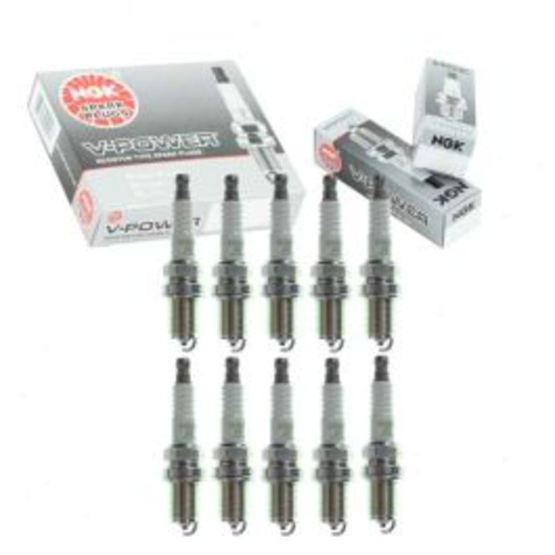 10 pc NGK V-Power 6953 BKR5E-11 Spark Plugs