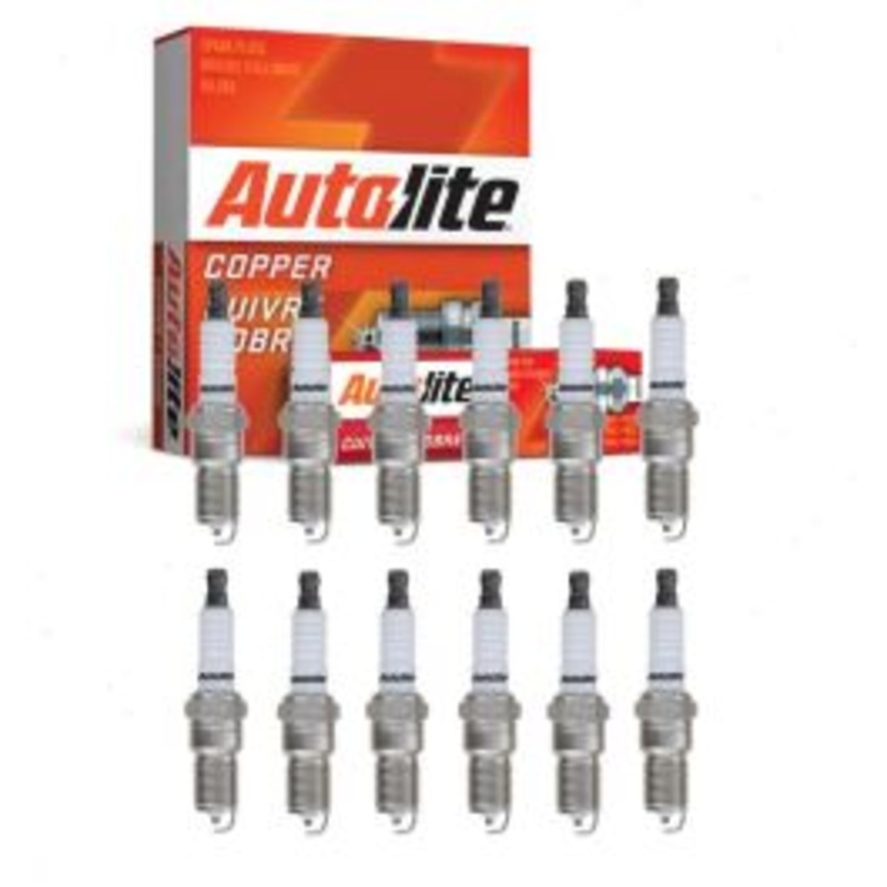 12 pc Autolite Copper Core Spark Plugs for 1993 Jaguar XJRS