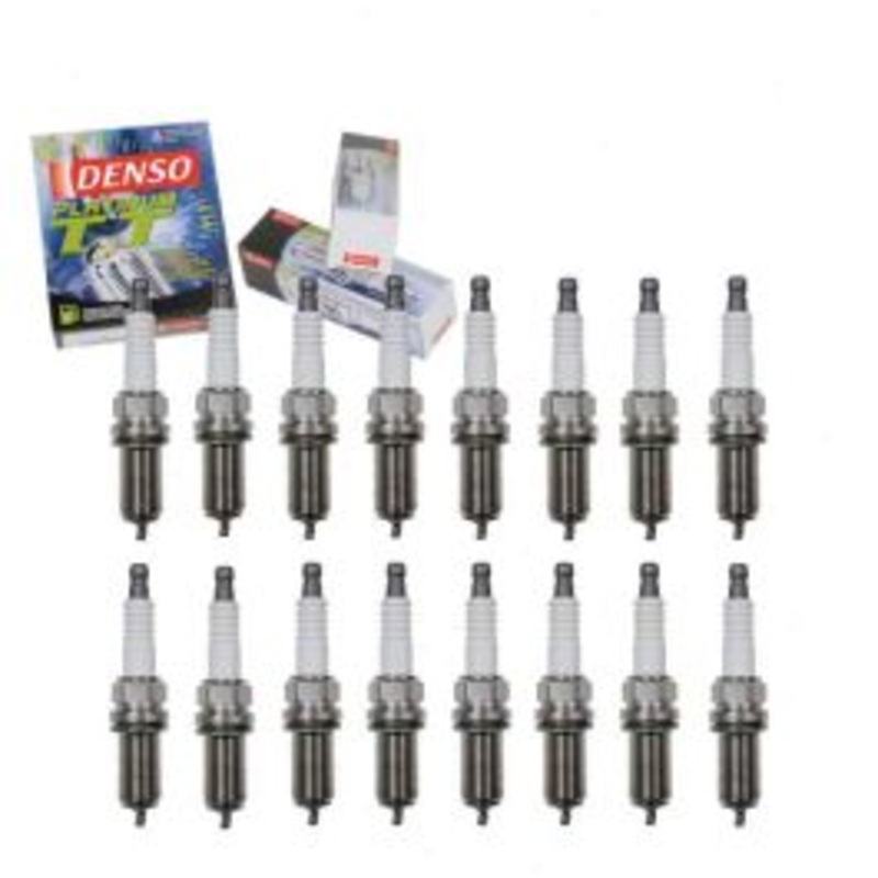16 pc DENSO Platinum TT Spark Plugs for 2008-2009 Jeep Grand Cherokee 4.7L V8