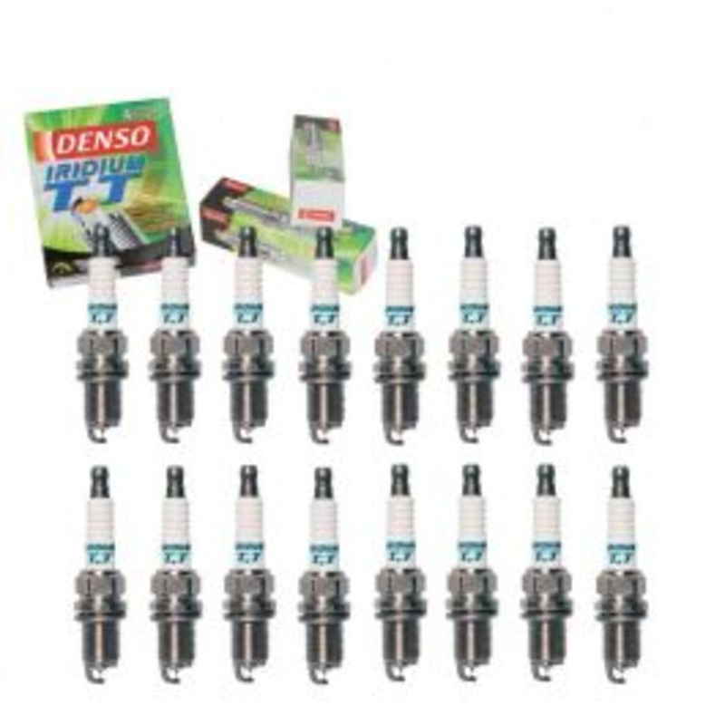 16 pc DENSO Iridium TT Spark Plugs for 2000-2006 Mercedes-Benz S430 4.3L V8