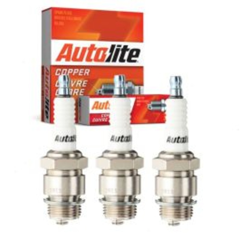 3 pc Autolite Copper Core Spark Plugs for 1963 Saab GT850