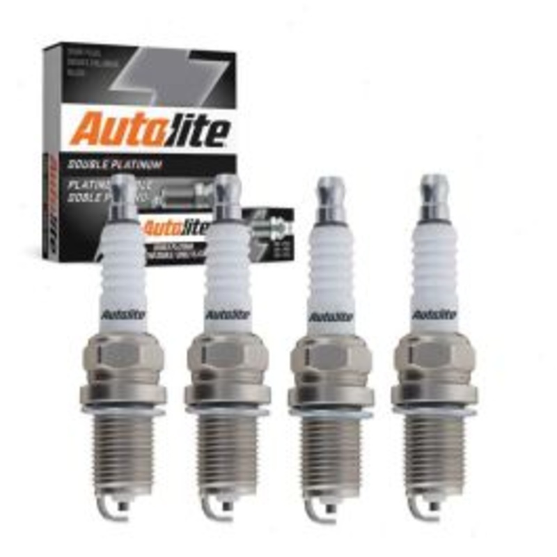 4 pc Autolite Double Platinum Spark Plug for 1996-2000 Dodge Caravan 2.4L L4