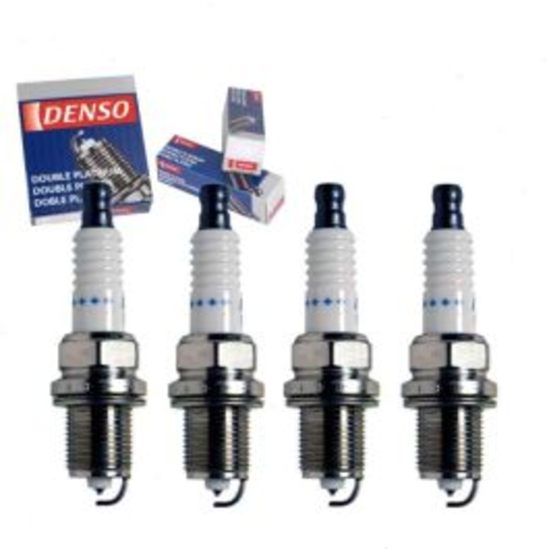 4 pc DENSO Double Platinum Spark Plugs for 2000 Toyota 4Runner 2.7L L4