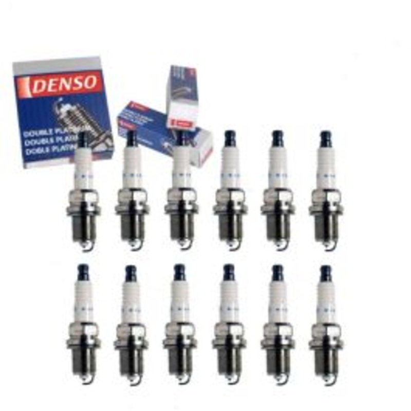 12 pc DENSO Double Platinum Spark Plugs for 1994-1995 BMW 850CSi 5.6L V12