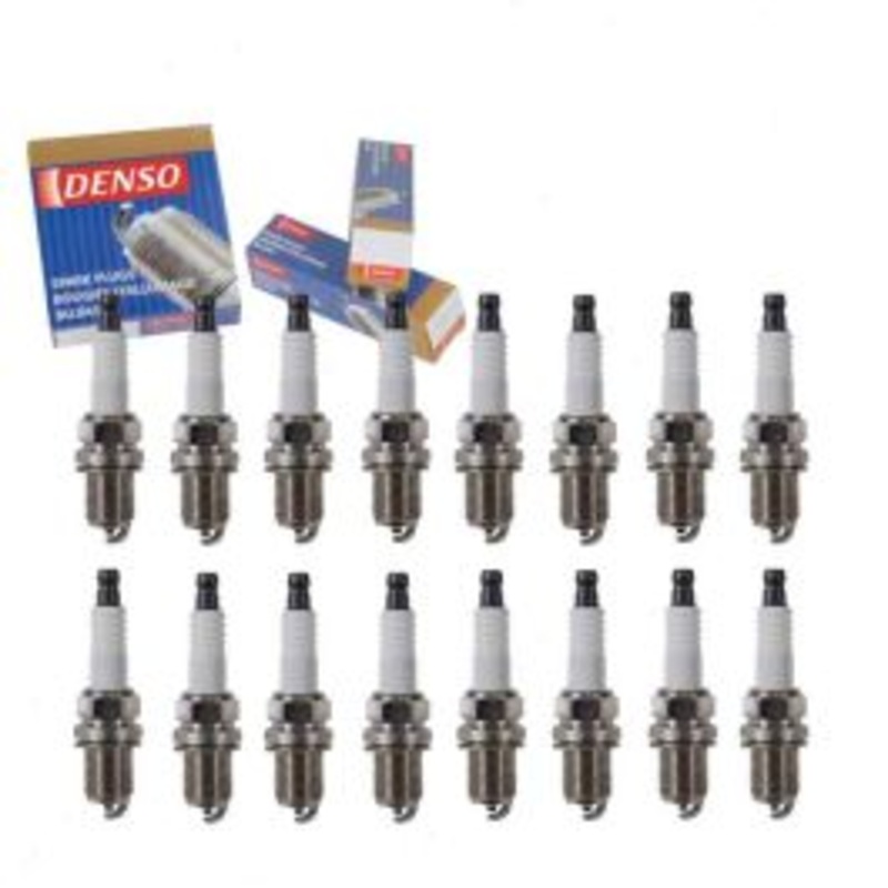 16 pc DENSO Standard Spark Plugs for 2001-2002 Mercedes-Benz CLK55 AMG 5.5L V8