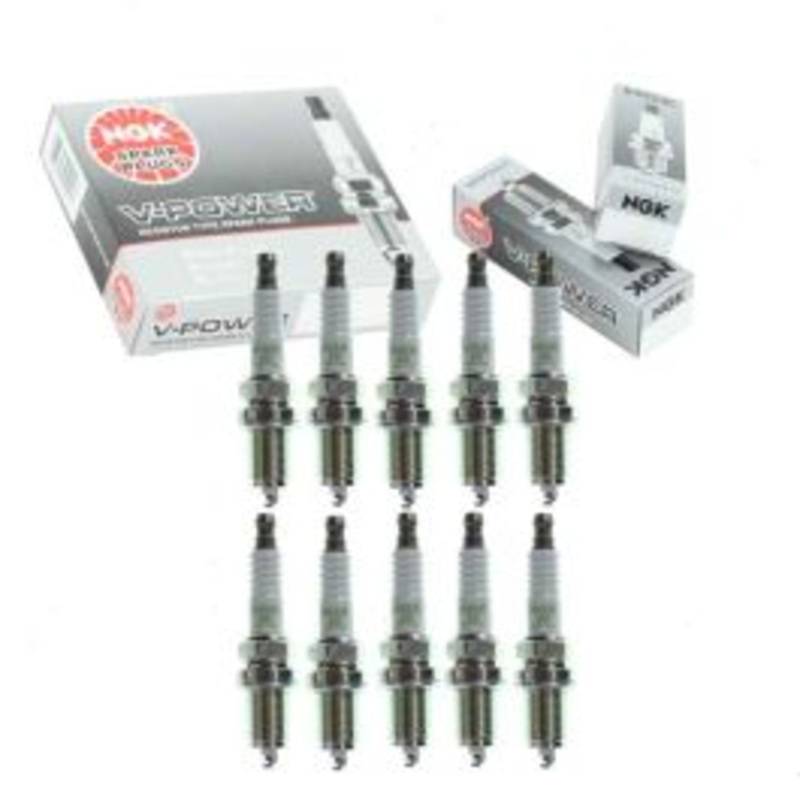 10 pc NGK V-Power 3696 BKR6EY Spark Plugs
