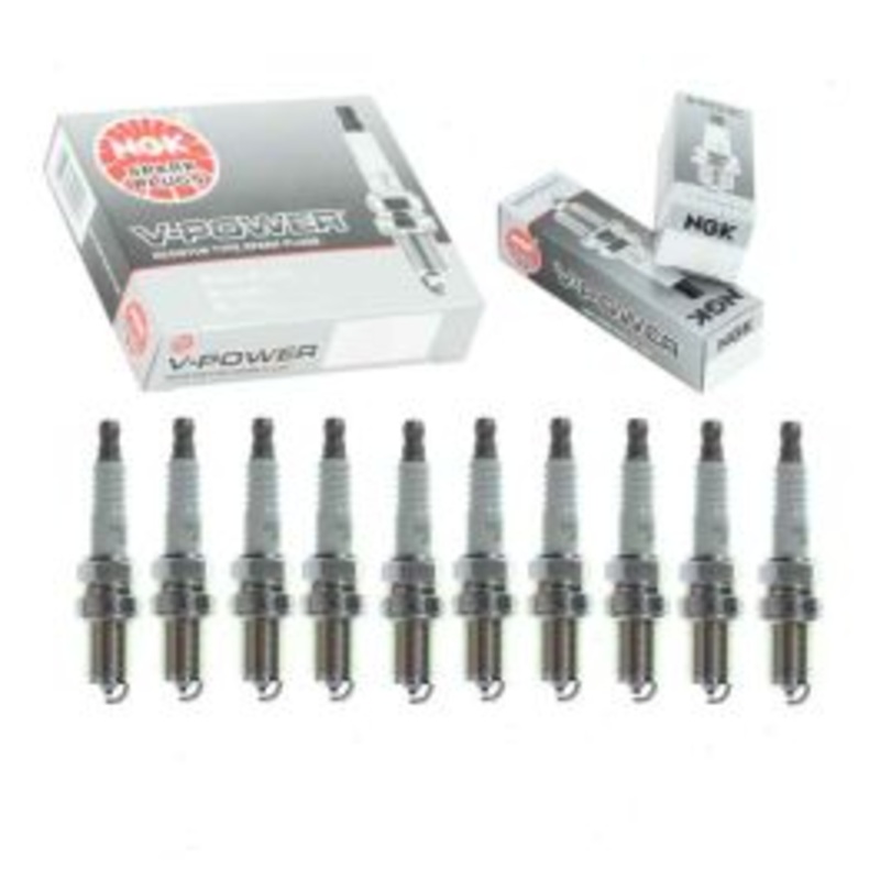 10 pc NGK V-Power 3735 BCPR6E Spark Plugs