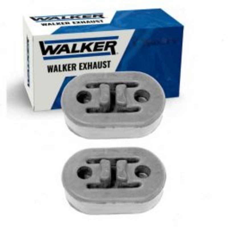2 pc Walker Muffler Assm Exhaust System Insulators for 2002-2005 Honda Civic 2.0L L4