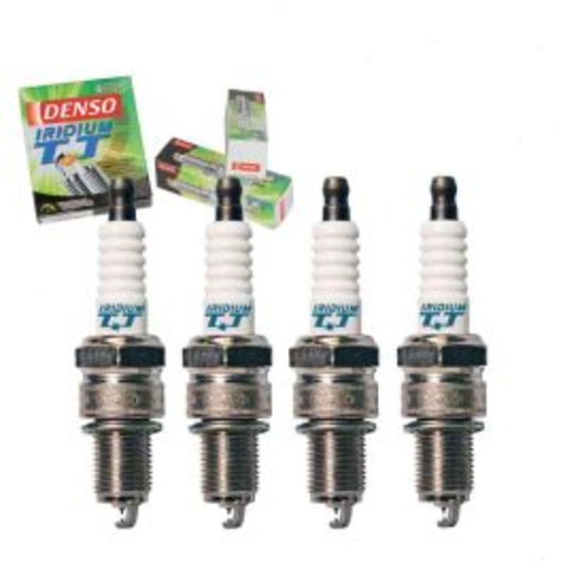 4 pc DENSO Iridium TT Spark Plugs for 1987-1995 Dodge Dakota 2.2L 2.5L L4