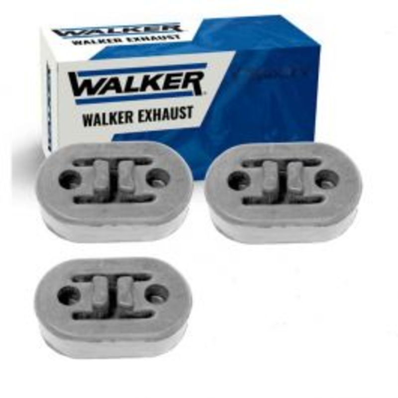 3 pc Walker Muffler Assm Exhaust System Insulators for 2010-2017 GMC Terrain 2.4L L4