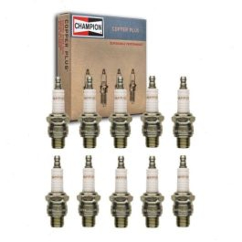 10 pc Champion Copper Plus 827M L76V Spark Plugs